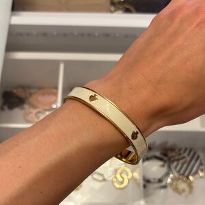 Kate Spade Gold and Cream Bracelet